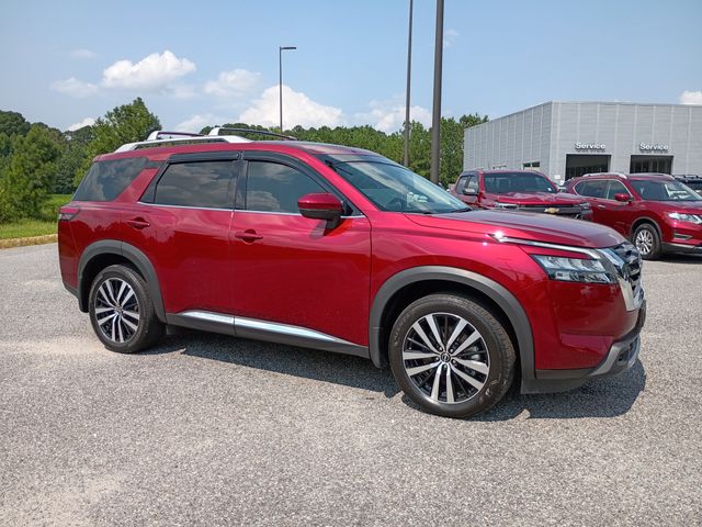 Red (Scarlet Ember Tintcoat) 2025 Nissan Pathfinder SUV / Crossover All-Wheel Drive 9-Speed Automatic