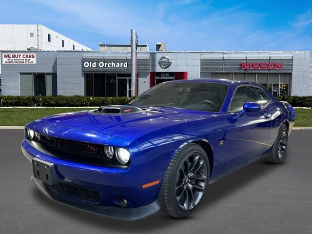 Indigo Blue 2020 Dodge Challenger R/T Scat Pack RWD Coupe Rear-Wheel Drive 8-Speed Automatic