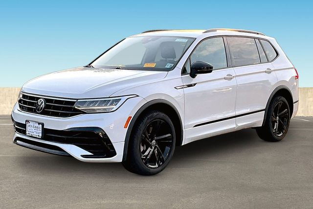 Opal White 2023 Volkswagen Tiguan SUV / Crossover All-Wheel Drive 8-Speed Automatic