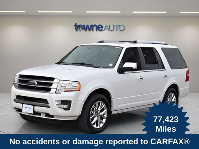 White Platinum Clearcoat Metallic 2017 Ford Expedition SUV / Crossover Four-Wheel Drive 6-Speed Automatic