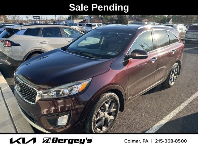 Dark Cherry 2016 Kia Sorento SX V6 AWD SUV / Crossover All-Wheel Drive 6-Speed Automatic