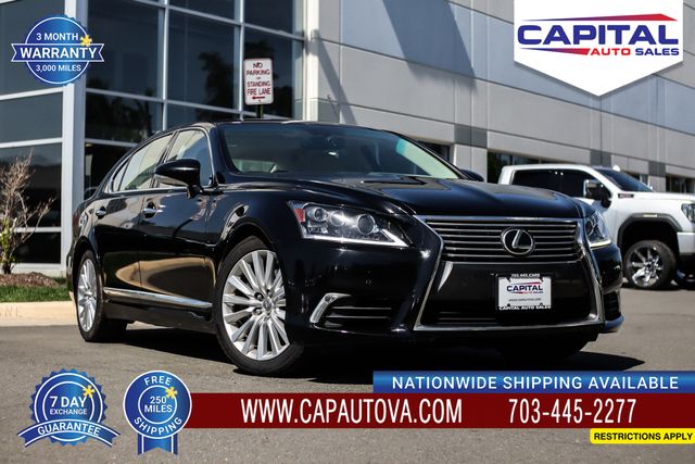 Black 2016 Lexus LS 460 L AWD Sedan All-Wheel Drive 8-Speed Automatic