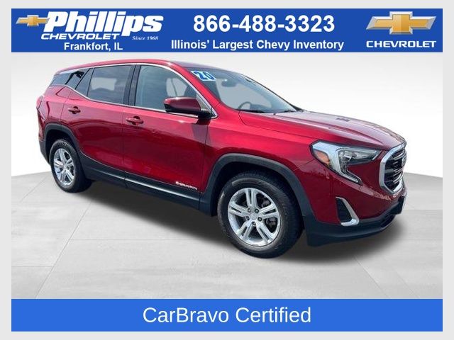 Red Quartz Tintcoat 2020 GMC Terrain SLE FWD SUV / Crossover Front-Wheel Drive 9-Speed Automatic