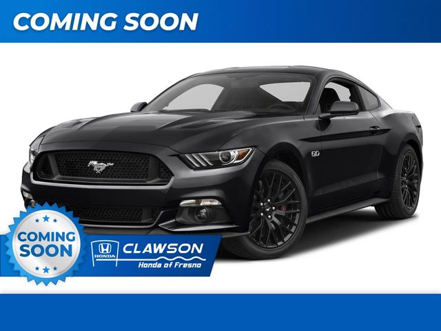 Shadow Black 2017 Ford Mustang GT Premium Coupe RWD Coupe Rear-Wheel Drive 6-Speed Manual