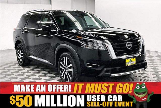 Super Black 2025 Nissan Pathfinder SUV / Crossover All-Wheel Drive 9-Speed Automatic