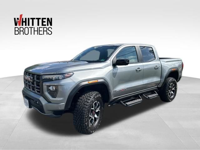 Sterling Metallic 2025 GMC Canyon AT4 Crew Cab 4WD Pickup Truck Four-Wheel Drive 8-Speed Automatic