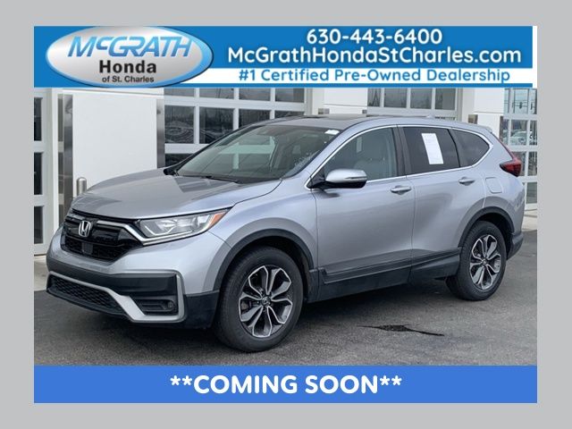 Lunar Silver Metallic 2022 Honda CR-V EX-L AWD SUV / Crossover All-Wheel Drive Continuously Variable Transmission