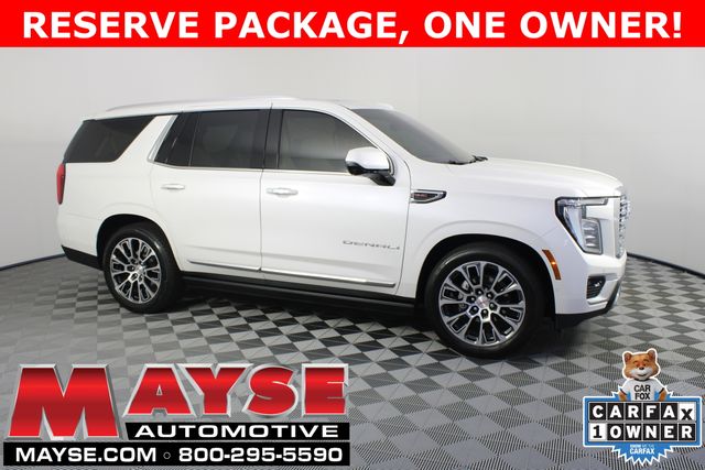 White Frost Tricoat 2025 GMC Yukon Denali 4WD SUV / Crossover Four-Wheel Drive