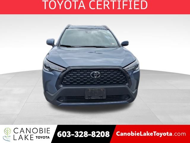 Certified 2022 Toyota Corolla Cross LE with VIN 7MUBAABG8NV034154 for sale in Salem, NH