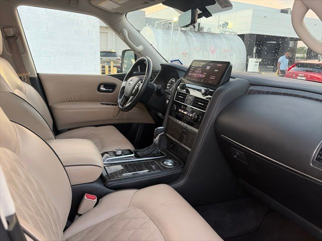 2021 Nissan Armada Platinum Red at Shottenkirk Kia Fort Bend