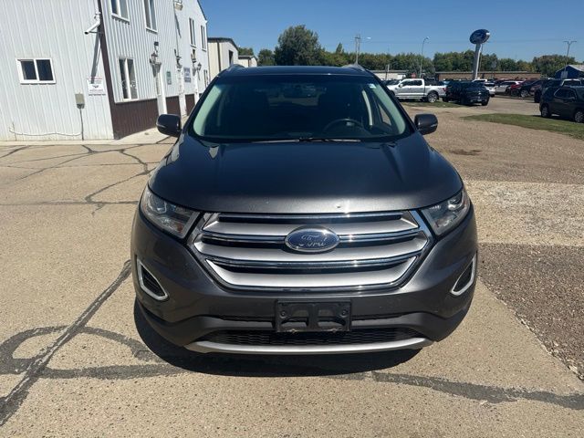 2016 Gray Ford Edge Titanium AWD SUV