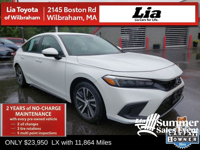 Platinum White Pearl 2024 Honda Civic Hatchback Hatchback Front-Wheel Drive Continuously Variable Transmission