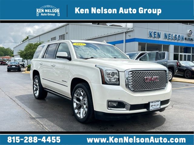 White Diamond Clearcoat 2015 GMC Yukon SUV / Crossover Four-Wheel Drive 8-Speed Automatic