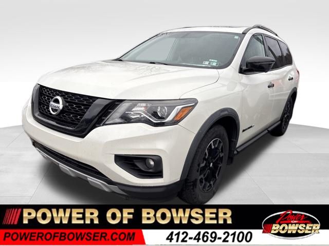 Pearl White Tricoat 2019 Nissan Pathfinder SL 4WD SUV / Crossover Four-Wheel Drive Continuously Variable Transmission