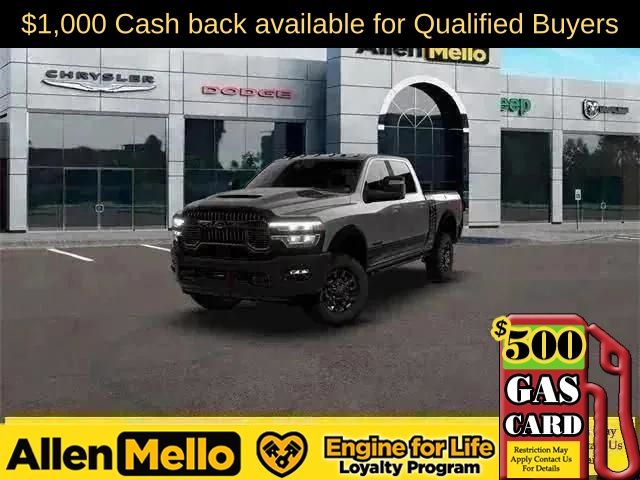 Gray (Granite Crystal Metallic Clearcoat) 2026 RAM 2500 Power Wagon Crew Cab 4WD Pickup Truck Four-Wheel Drive 8-Speed Automatic