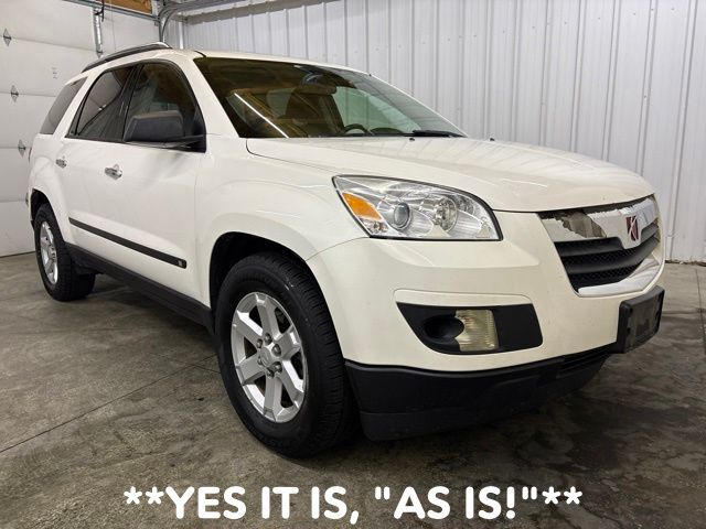 Cream White 2008 Saturn Outlook SUV / Crossover Front-Wheel Drive 6-Speed Automatic
