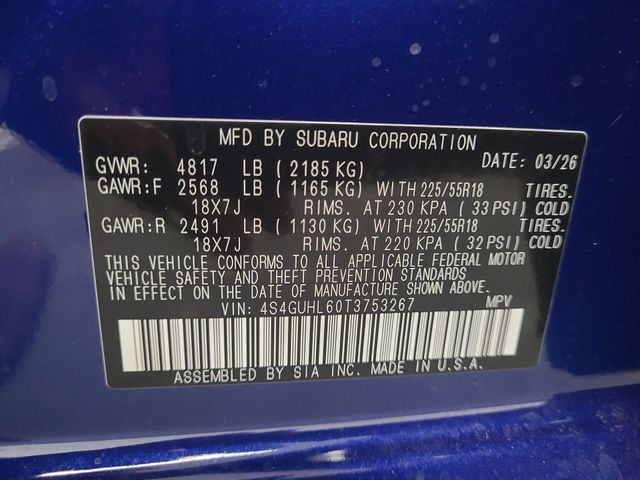 2026 – Subaru – Crosstrek