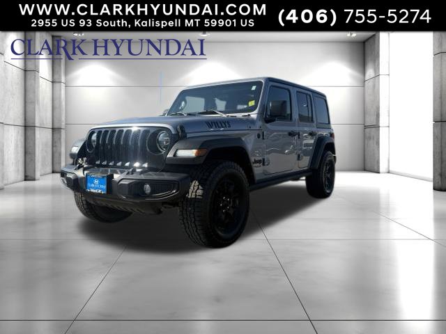 Billet Silver Metallic Clearcoat 2021 Jeep Wrangler SUV / Crossover Four-Wheel Drive 8-Speed Automatic