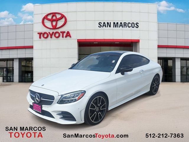 Polar White 2021 Mercedes-Benz C-Class C 300 Coupe RWD Coupe Rear-Wheel Drive 9-Speed Automatic