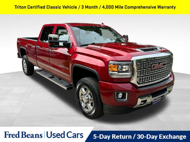 Red Quartz Tintcoat 2018 GMC Sierra 3500HD Pickup Truck Four-Wheel Drive 6-Speed Automatic