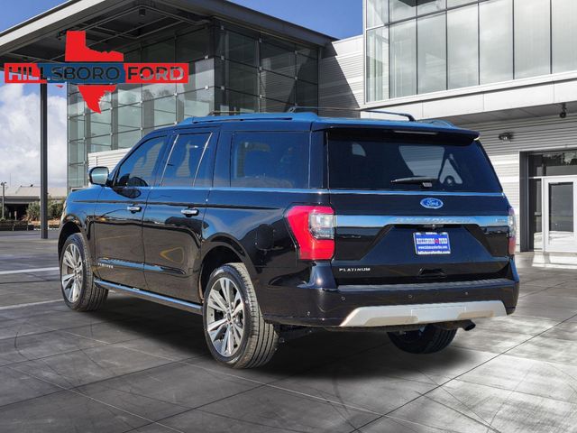 2021 Agate Black Metallic Ford Expedition Max Platinum 4X4 SUV