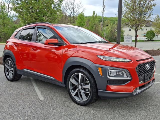 2019 Hyundai Kona Ultimate Orange at Subaru and VW of Moon Township