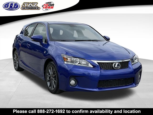 Blue Mica 2012 Lexus CT Hybrid 200h Premium FWD Wagon Front-Wheel Drive Continuously Variable Transmission