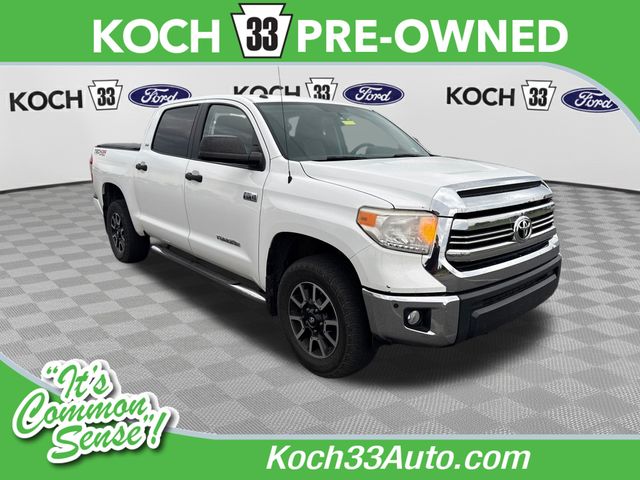 Super White 2016 Toyota Tundra Pickup Truck Four-Wheel Drive 6-Speed Automatic Overdrive