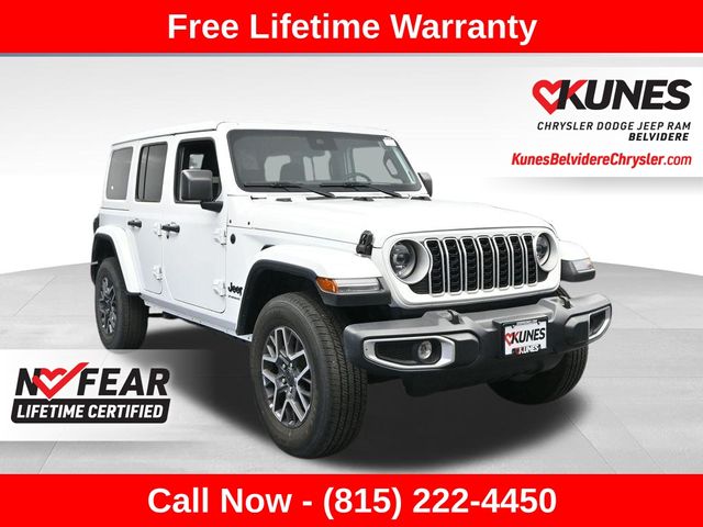 Bright White Clearcoat 2025 Jeep Wrangler SUV / Crossover Four-Wheel Drive 8-Speed Automatic
