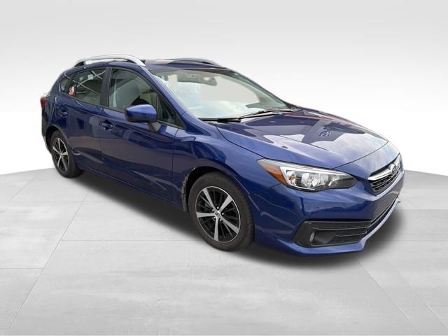 Sapphire Blue Pearl 2023 Subaru Impreza Premium Wagon AWD Wagon All-Wheel Drive Continuously Variable Transmission
