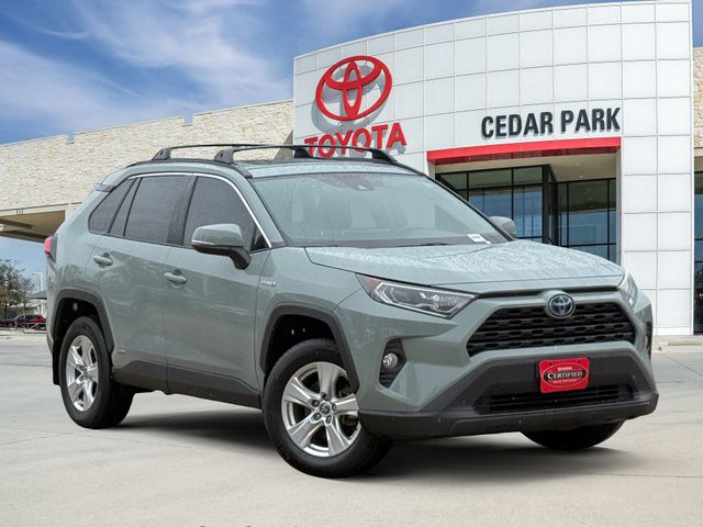 Lunar Rock 2021 Toyota RAV4 Hybrid SUV / Crossover All-Wheel Drive Continuously Variable Transmission