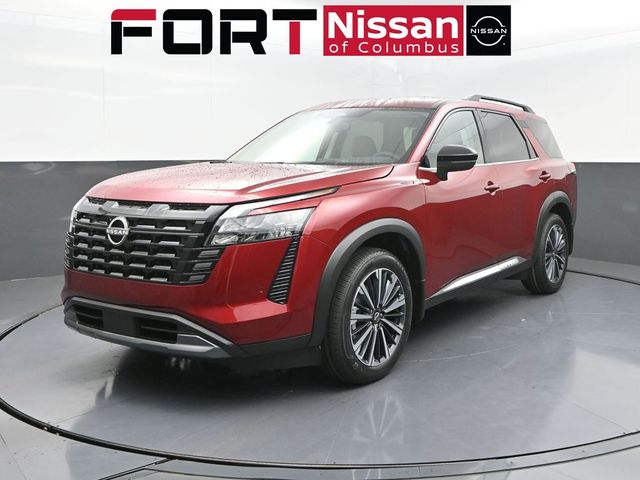 Red (Scarlet Ember Tintcoat) 2026 Nissan Pathfinder Platinum FWD SUV / Crossover Front-Wheel Drive 9-Speed Automatic