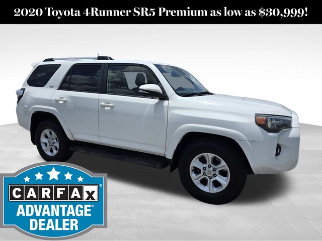Super White 2020 Toyota 4Runner SUV / Crossover 4X2 5-Speed Automatic Overdrive
