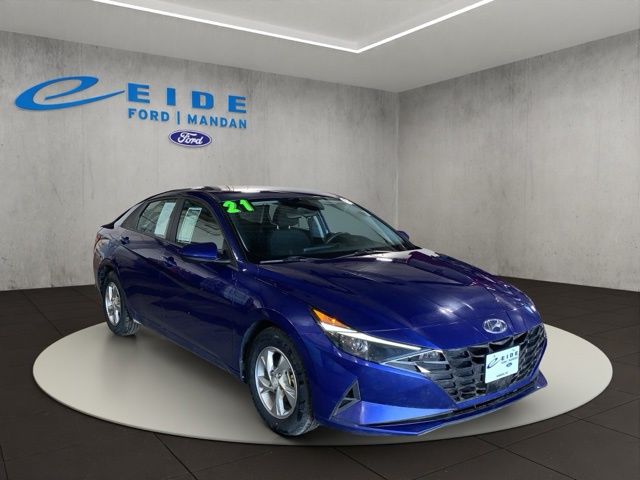Intense Blue 2021 Hyundai Elantra SE FWD Sedan Front-Wheel Drive Continuously Variable Transmission