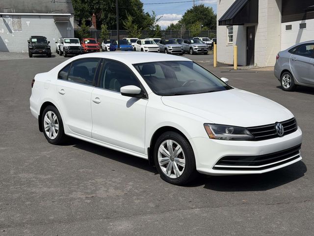 Pure White 2017 Volkswagen Jetta Sedan Front-Wheel Drive 6-Speed Automatic