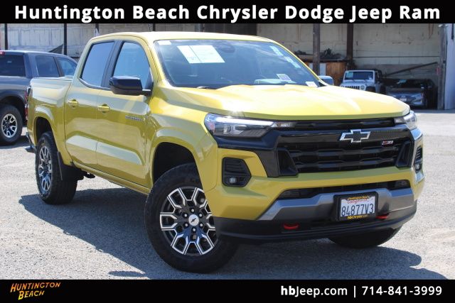 Yellow Metallic 2023 Chevrolet Colorado Pickup Truck Four-Wheel Drive 8-Speed Automatic