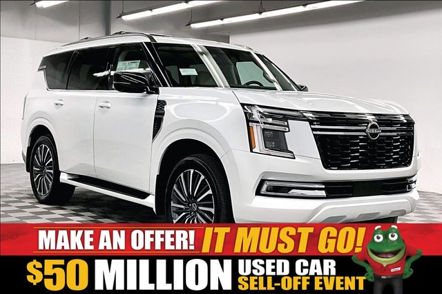 Everest White Pearl Tricoat 2026 Nissan Armada SUV / Crossover Four-Wheel Drive 9-Speed Automatic