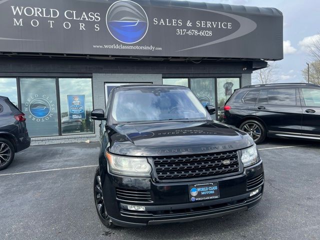 Black 2017 Land Rover Range Rover V8 Supercharged LWB 4WD SUV / Crossover All-Wheel Drive 8-Speed Automatic