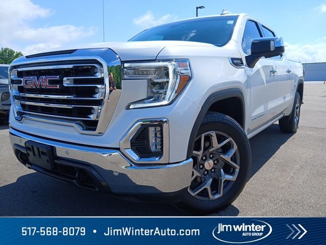 White Frost 2021 GMC Sierra 1500 Pickup Truck Four-Wheel Drive Automatic