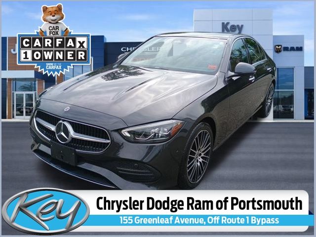Gray 2023 Mercedes-Benz C-Class C 300 4MATIC Sedan All-Wheel Drive 9-Speed Automatic