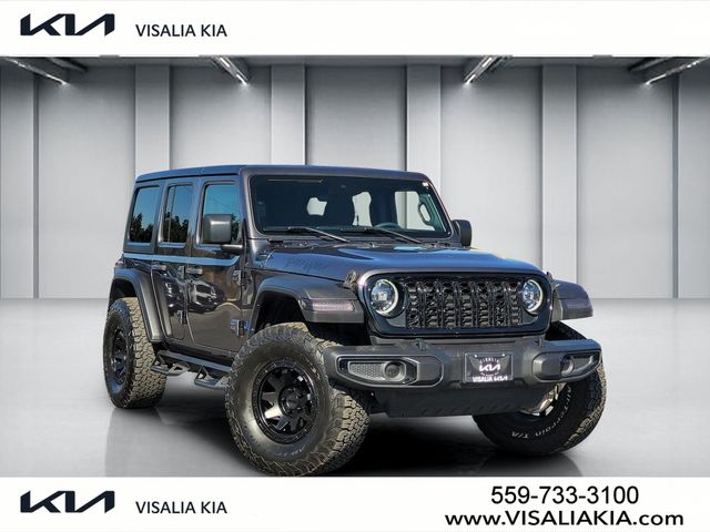 Crystal Metallic 2024 Jeep Wrangler 4xe SUV / Crossover Four-Wheel Drive 8-Speed Automatic