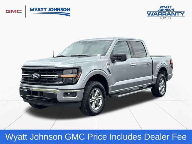 Silver Metallic 2025 Ford F-150 XLT SuperCrew 4WD Pickup Truck Four-Wheel Drive Automatic
