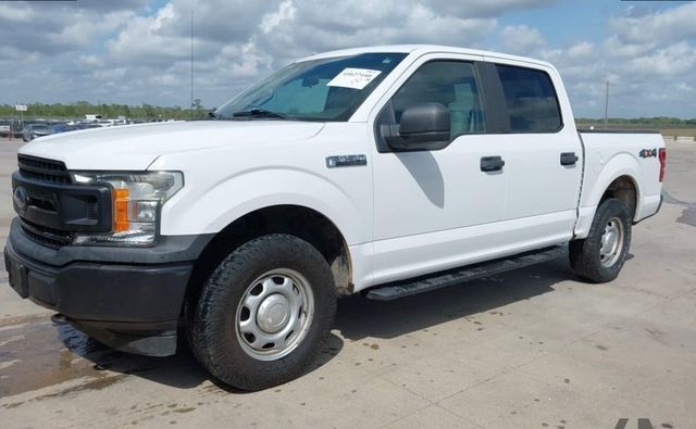 Oxford White 2019 Ford F-150 XL SuperCrew 4WD Pickup Truck Four-Wheel Drive 6-Speed Automatic
