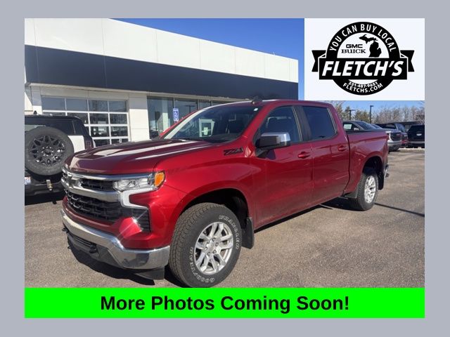 Radiant Red Tintcoat 2024 Chevrolet Silverado 1500 LT Crew Cab 4WD Pickup Truck Four-Wheel Drive Automatic