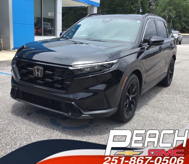 Black 2024 Honda CR-V Hybrid Sport FWD SUV / Crossover Front-Wheel Drive Continuously Variable Transmission