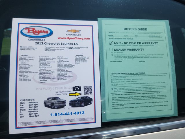 Used 2013 Chevrolet Equinox For Sale in Grove City, OH