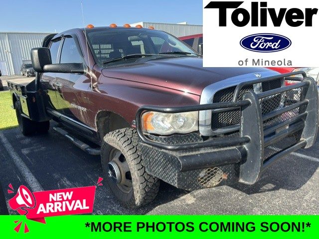 Deep Molten Red Pearl 2005 Dodge RAM 3500 Pickup Truck Four-Wheel Drive 4-Speed Automatic
