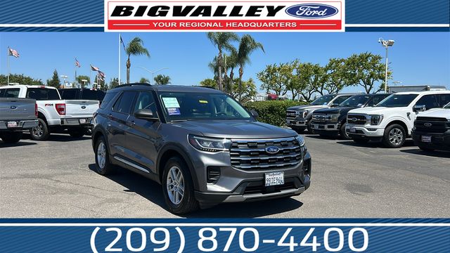 Gray Metallic 2025 Ford Explorer SUV / Crossover Rear-Wheel Drive Automatic