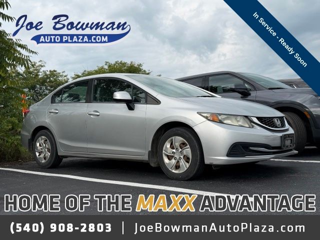 Alabaster Silver Metallic 2013 Honda Civic Sedan Front-Wheel Drive 5-Speed Automatic