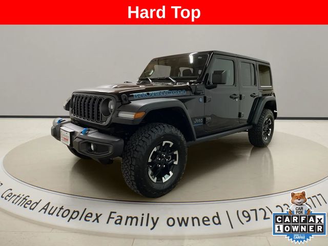 Black Clearcoat 2025 Jeep Wrangler 4xe Rubicon 4WD SUV / Crossover Four-Wheel Drive 8-Speed Automatic